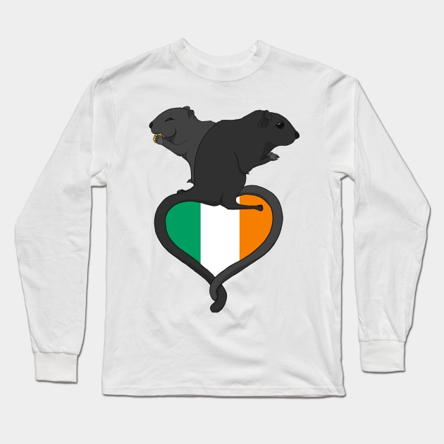 Gerbil Ireland (dark) Long Sleeve T-Shirt by RampArt